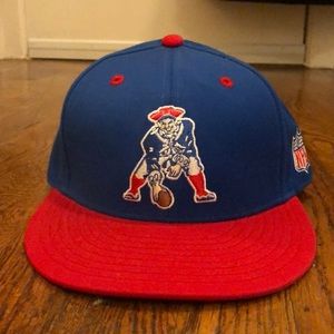 New England Patriots Mitchell & Ness Fitted Hat